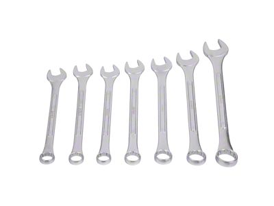Sunex Metric Raised Panel Combination Wrench Set; 7-Piece