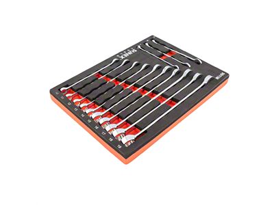 Sunex V-Groove Metric Wrench Set in EVA Foam; 13-Piece