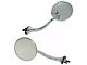 Swan Neck Rear View Mirrors - Round Head - Left & Right