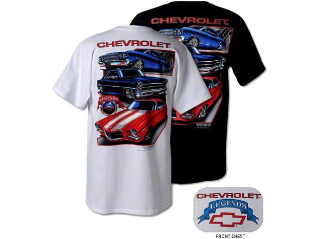 T-Shirt, Chevrolet Legends, White