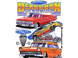 T-shirt, Dearborn Classic Custom, Fairlane, Galaxie 500 XL,Torino, 1957-1968