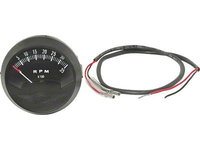 Tachometer Gauge - 2-1/16 - 0-3500 RPM - 12 Volt