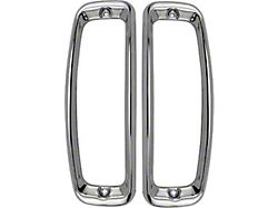 Tail Light Bezels - Polished Stainless Steel