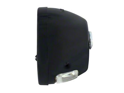 Tail Light, Black, Left With License Illuminator, Model A, 1928-1931