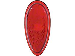 Tail Light Glass Lens - Red - Ford Passenger