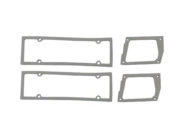 Tail Light Lens To Housing Gasket Set - 4 Pieces - Comet Except Station Wagon