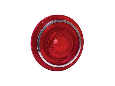 Tail Light Lens/ Without Backup Light/ 1962 Ford