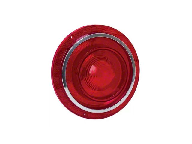 Tail Light Lens/ Without Backup Light/ 1962 Ford
