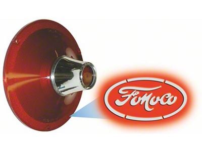 Tail Light Lens/ Without Backup Light/ With Ford Logo