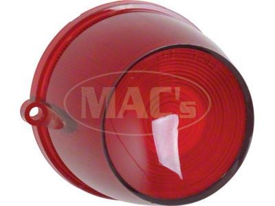 Tail Light Lens - Without Chrome Ring - Without Hole For Backup Lights