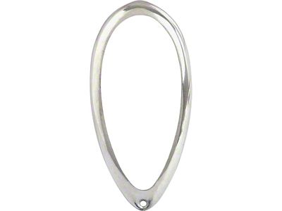 Tail Light Rim - Teardrop Style - Stainless Steel - Ford Passenger