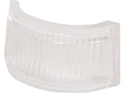 Tail Light White License Lens - Glass - Ford Passenger Except Sedan Delivery & Station Wagon