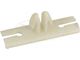Tail Light Wire Retainer Clip - White Plastic - Before 4-15-70