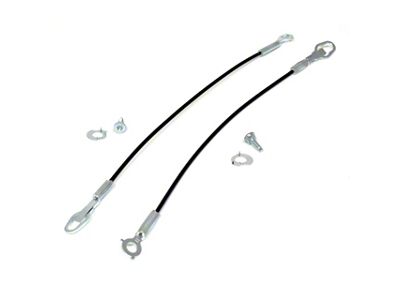 Tailgate Check Cables; 22-Inch (83-96 F-150, F-250, F-350)