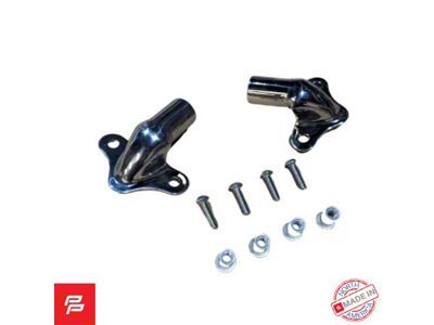 Tailgate Hinge Kit; Plain Steel (38-47 Ford Truck)