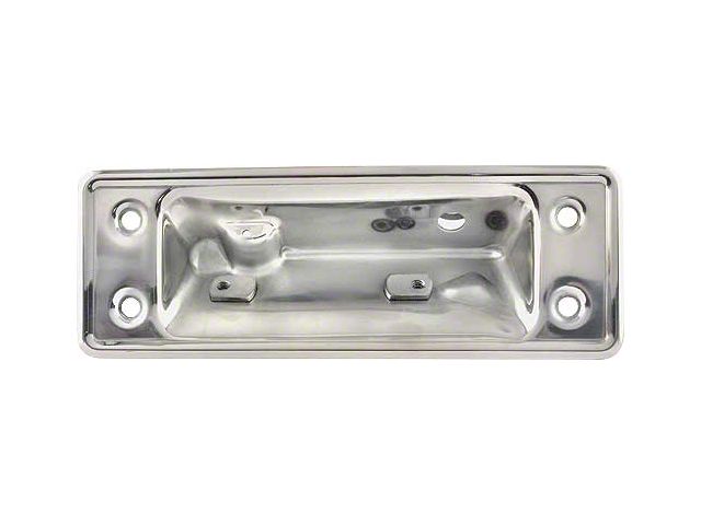Tailgate Latch Release Handle Mounting Plate - Stainless Steel