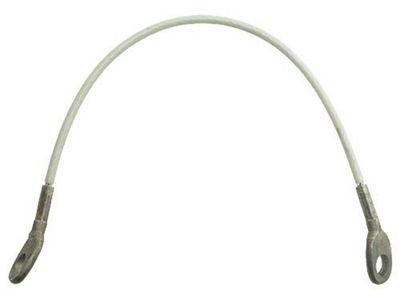 Tailgate Support Cable - Plastic Coated Braided Wire With Metal Ends