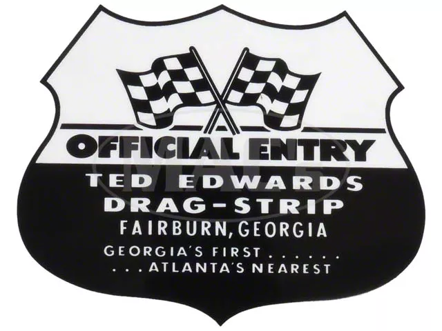 Ted Edwards Dragstrip Decal