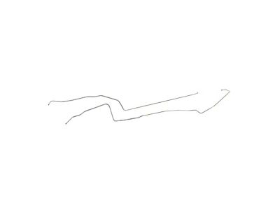 The Right Stuff Detailing Pre-Bent 1/4-Inch Fuel Return Line; OE Steel (74-75 Camaro)
