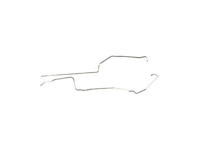 The Right Stuff Detailing Pre-Bent 3/8-Inch Fuel Return Line; OE Steel (74-75 Camaro)