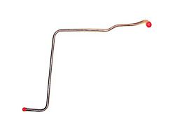 The Right Stuff Detailing Pre-Bent Fuel Pump to Carb Line; OE Steel (1969 Small Block V8 Camaro w/ Edelbrock Carburetor)