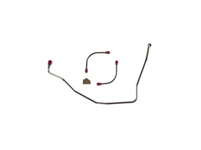 The Right Stuff Detailing Pre-Bent Fuel Pump to Carb Line; OE Steel (1969 427 V8 Camaro w/ Holley Carburetor)