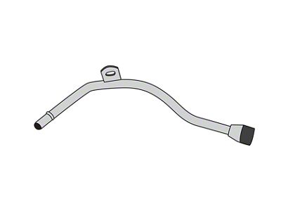 The Right Stuff Detailing Pre-Bent Transmission Vacuum Line; Stainless Steel (67-68 Camaro w/ THM 350 Transmission)
