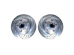 The Right Stuff Detailing Drilled and Slotted Brake Rotors; Front (95-98 C1500)