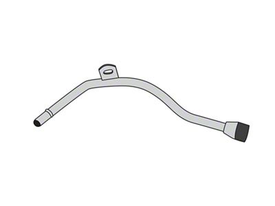 The Right Stuff Detailing Pre-Bent Transmission Vacuum Line; Stainless Steel (1968 Corvette C3 w/ Automatic Transmission)