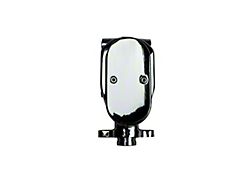 The Right Stuff Detailing Dual Reservoir Master Cylinder; 1-Inch Bore; Chrome (67-72 Camaro w/ 4-Wheel Disc Brakes)