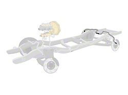 The Right Stuff Detailing Pre-Bent Rear Axle Brake Line Kit; OE Steel (93-96 Firebird w/ Rear Drum Brakes)