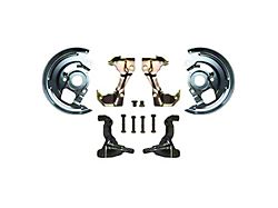 The Right Stuff Detailing Street Series Mini Front Disc Brake Conversion Kit (67-68 Chevy II w/ 4-Piston Calipers)