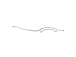 The Right Stuff Detailing Pre-Bent Rear Axle Brake Line; OE Steel (55-57 150, 210, Bel Air w/ Manual Drum Brakes)