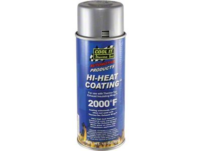 Thermo-Tec Hi-Heat Exhaust Wrap Coating, Aluminum