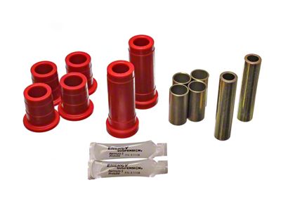 Front Control Arm Bushings; Red (72-79 Thunderbird)