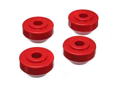 Front Strut Rod Bushings; Red (72-79 Thunderbird)