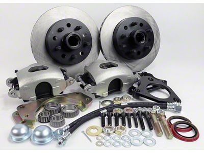 Master Power Brakes Legend Series Front Disc Brake Conversion Kit; Cast-Iron Calipers (58-60 Thunderbird)