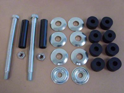 Sway Bar End Kit; Two Sides (55-57 Thunderbird)