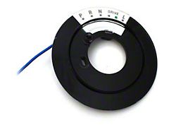Transmission Shift Dial with Horn Wire (1961 Thunderbird w/ Movable Column; 62-63 Thunderbird)