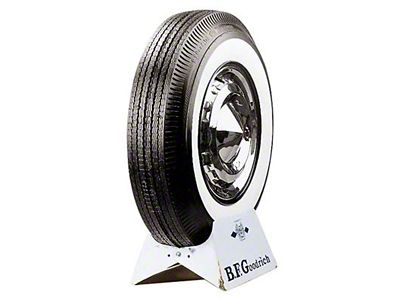 Tire - 670 X 15 - 1 Whitewall - Tubeless - BF Goodrich