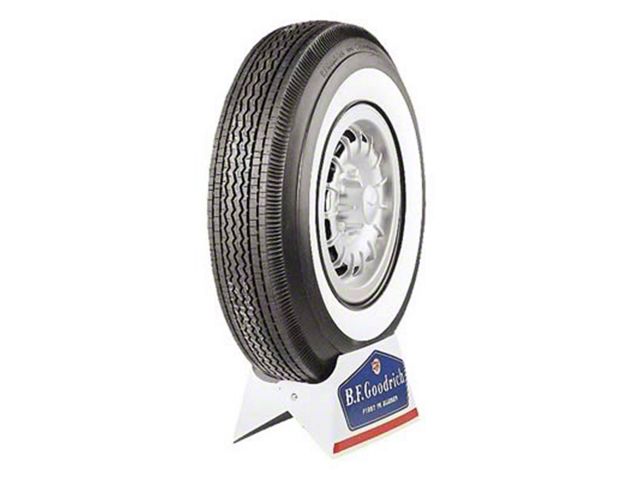 Tire - 670 X 15 - 3-5/8 Whitewall - Tubeless - BF Goodrich