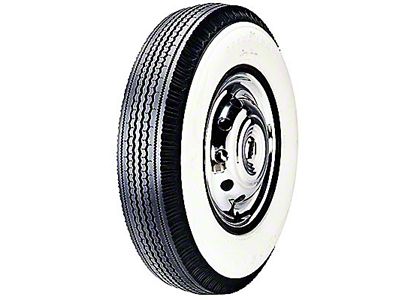 Tire - 670 X 15 - 4-1/4 Whitewall - Tubeless - Goodyear Super Cushion