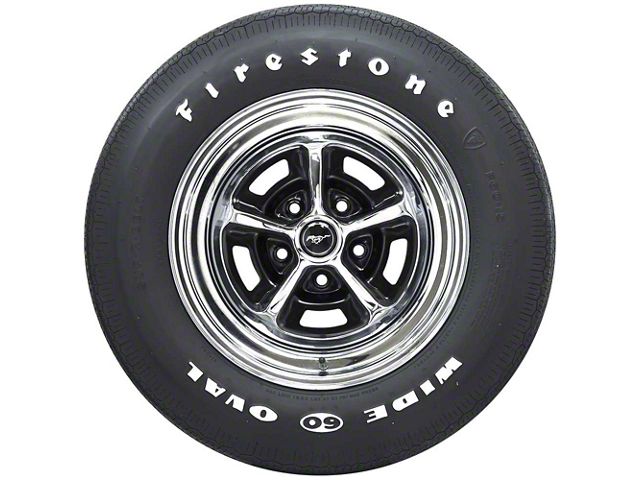 Tire - F60 x 15 - Raised White Letters - Firestone Wide Oval