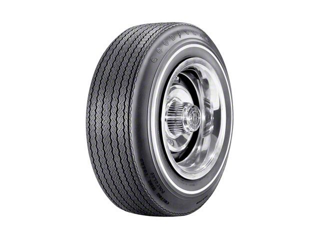 Tire - G70 x 14 - .350 Whitewall - Goodyear Custom Wide Tread