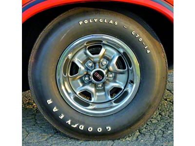 Tire - G70 x 14 - Raised White Letters - Goodyear Custom Wide Tread