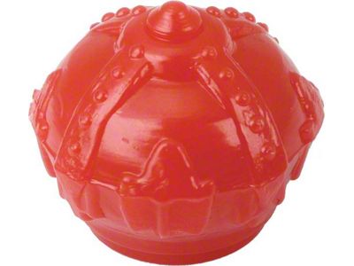 Tire Valve Stem Cap Set - Plastic - 5 Pieces - Red Crowns