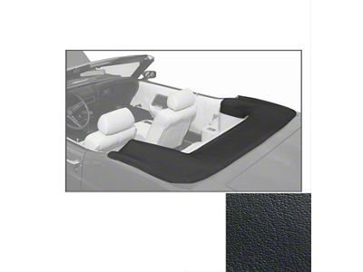 TMI Convertible Top Boot; Black Sierra Vinyl (69-70 Mustang Convertible)