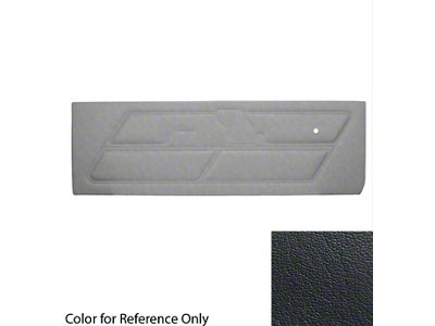 TMI Standard Door Panels; Black Sierra Vinyl (1970 Mustang)