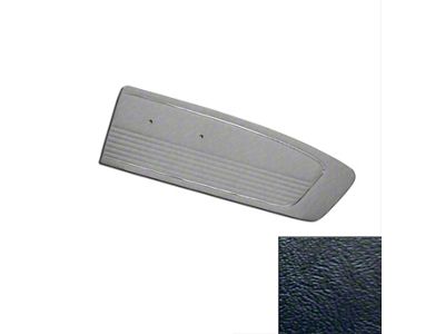 TMI Standard Door Panels; Black Sierra Vinyl (1966 Mustang)