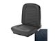 TMI Standard Front Bucket Seat Upholstery Kit; Black Sierra Vinyl (64-65 Mustang Coupe)